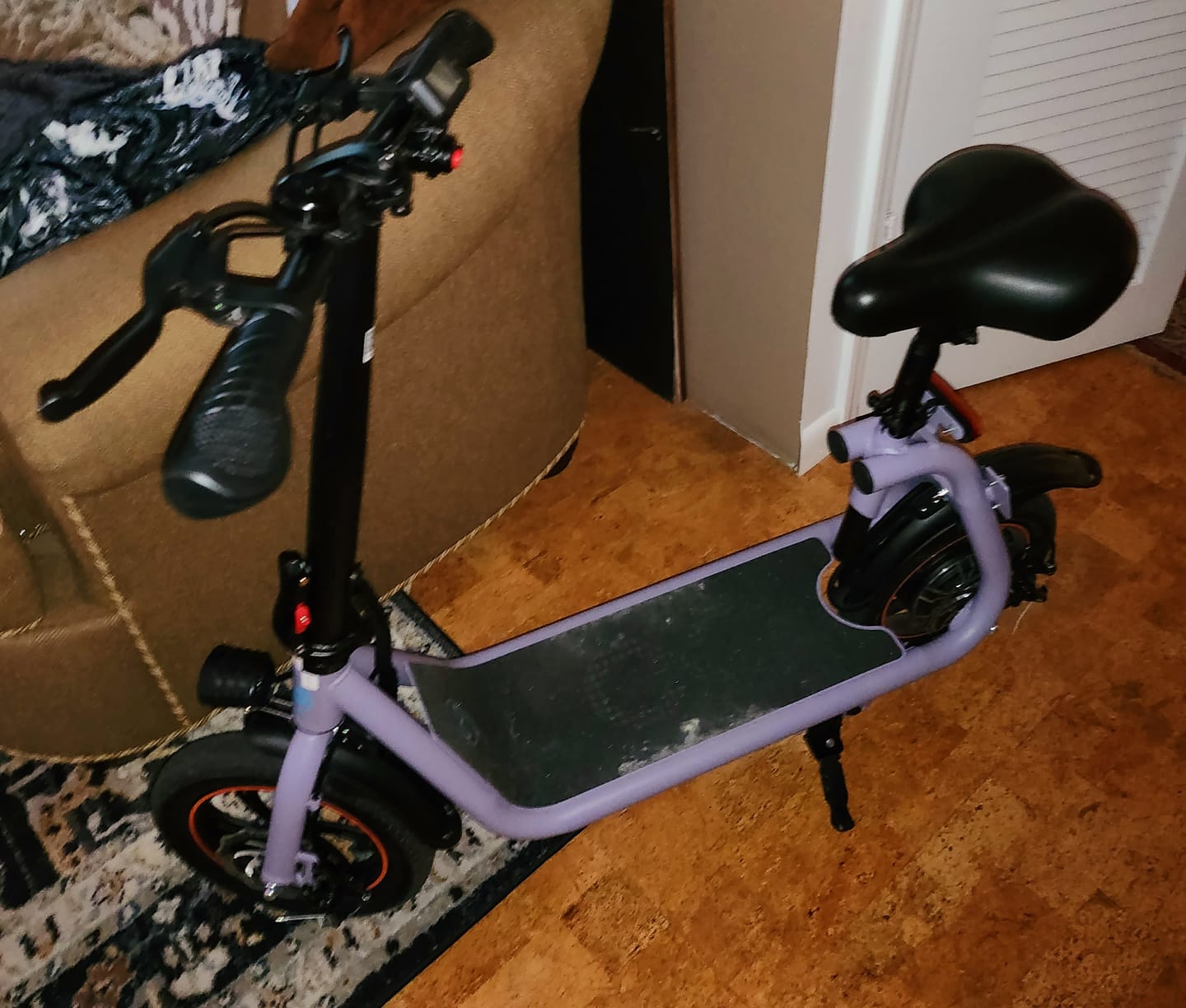 Customer photo review of Gyroor C1 Electric Scooter with Seat & Carry Basket 450W