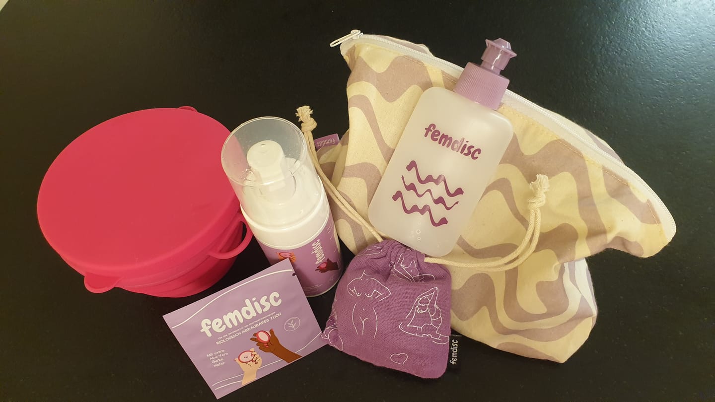 Customer photo review of femdisc Travelkit