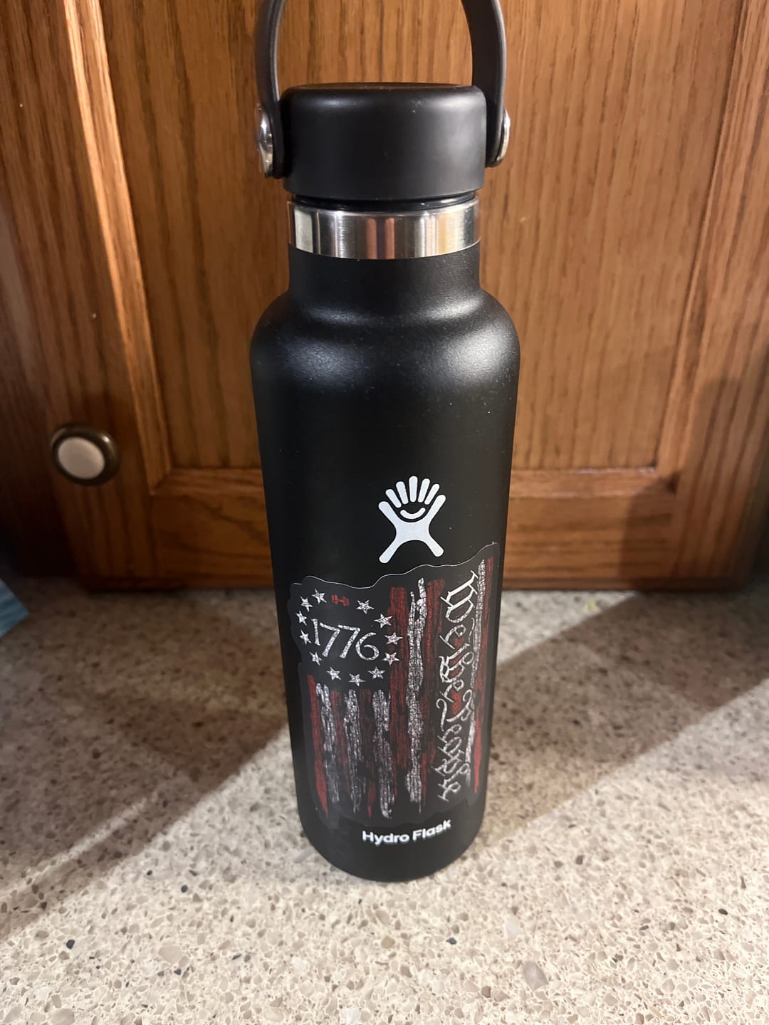 Customer photo review of We The People 1776 Flag Decal