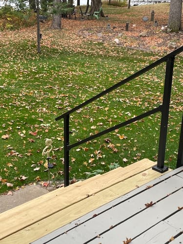 Customer photo review of Stair Handrail Kit