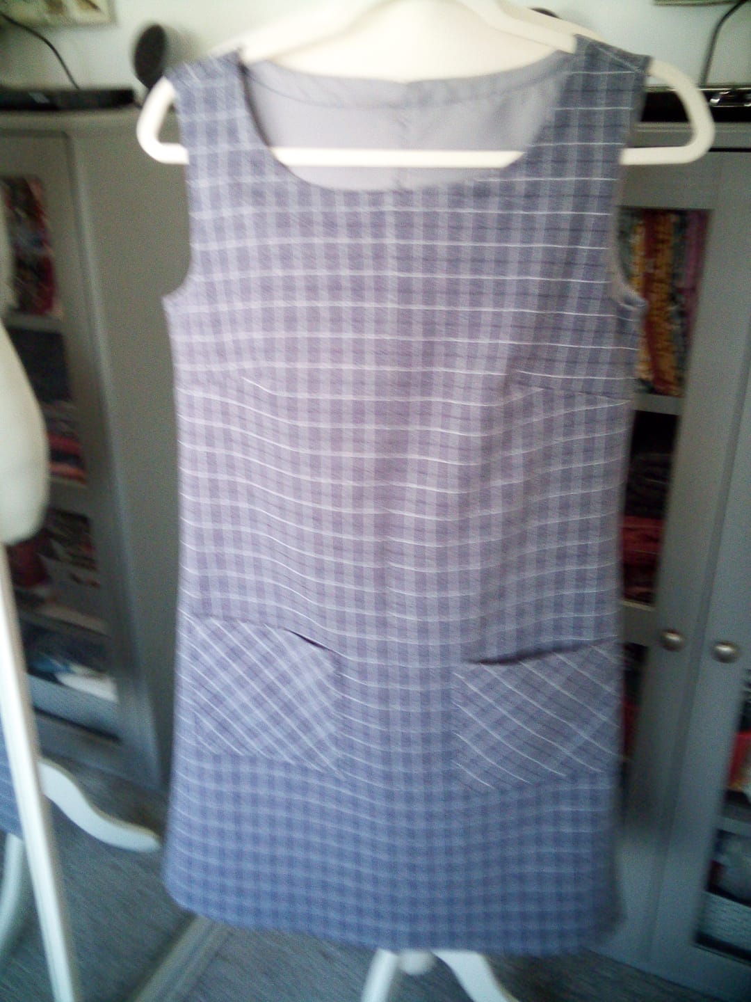 Customer photo review of Checkered Soft Wool Touch Fabric