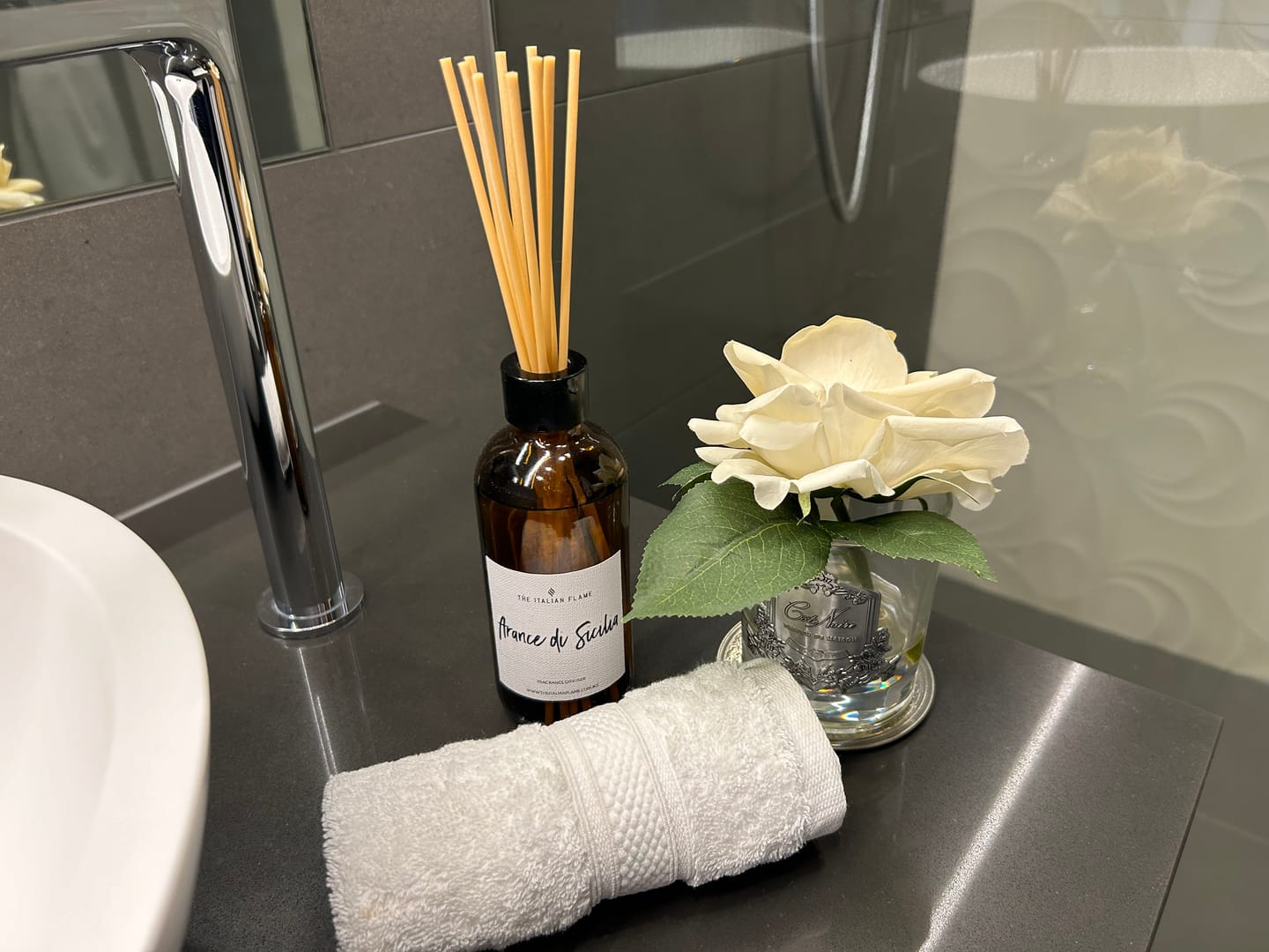 Customer photo review of Arance di Sicilia Scented Reed Diffuser