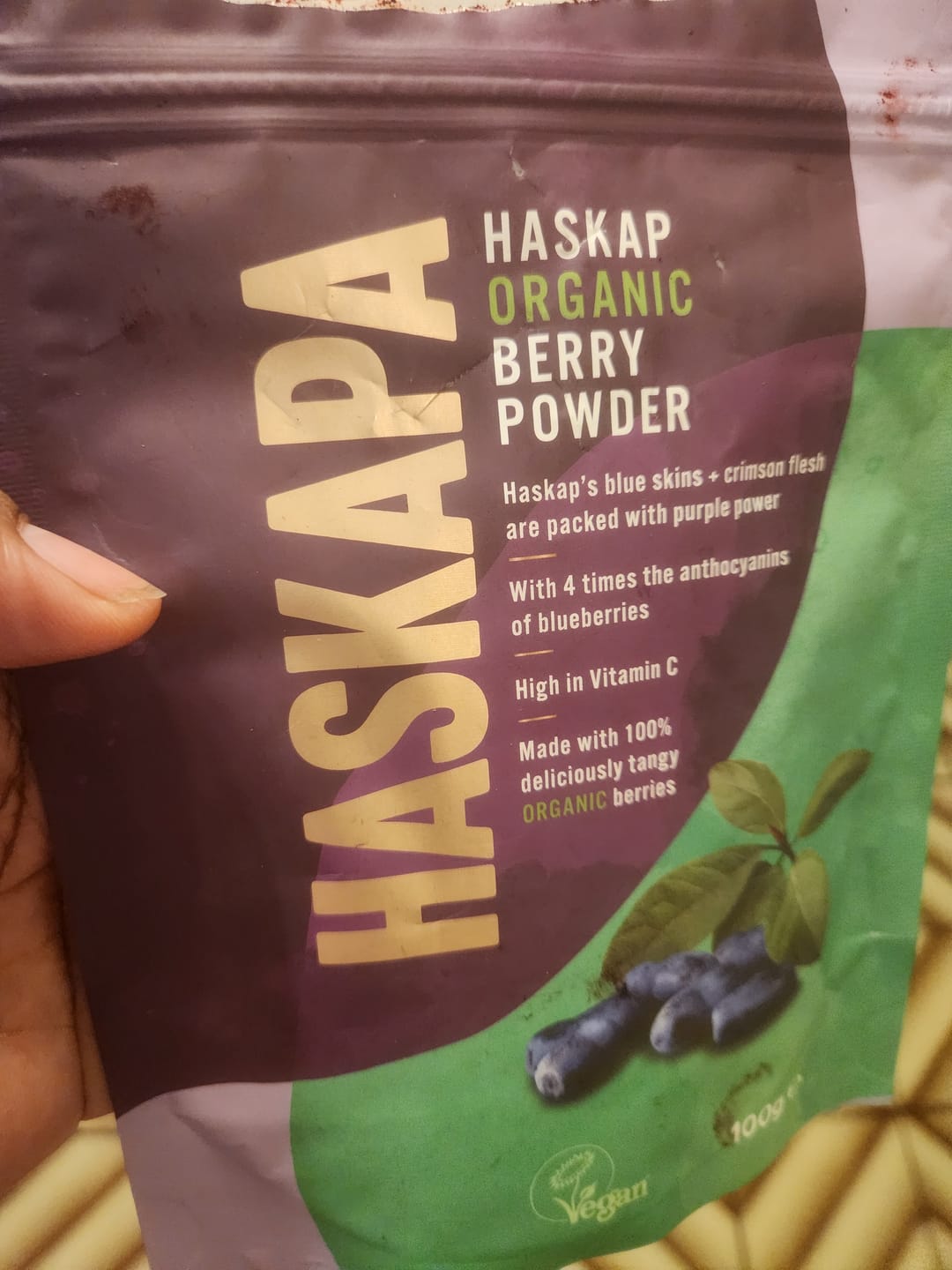 Customer photo review of Haskapa Organic Superfood Berry Powder