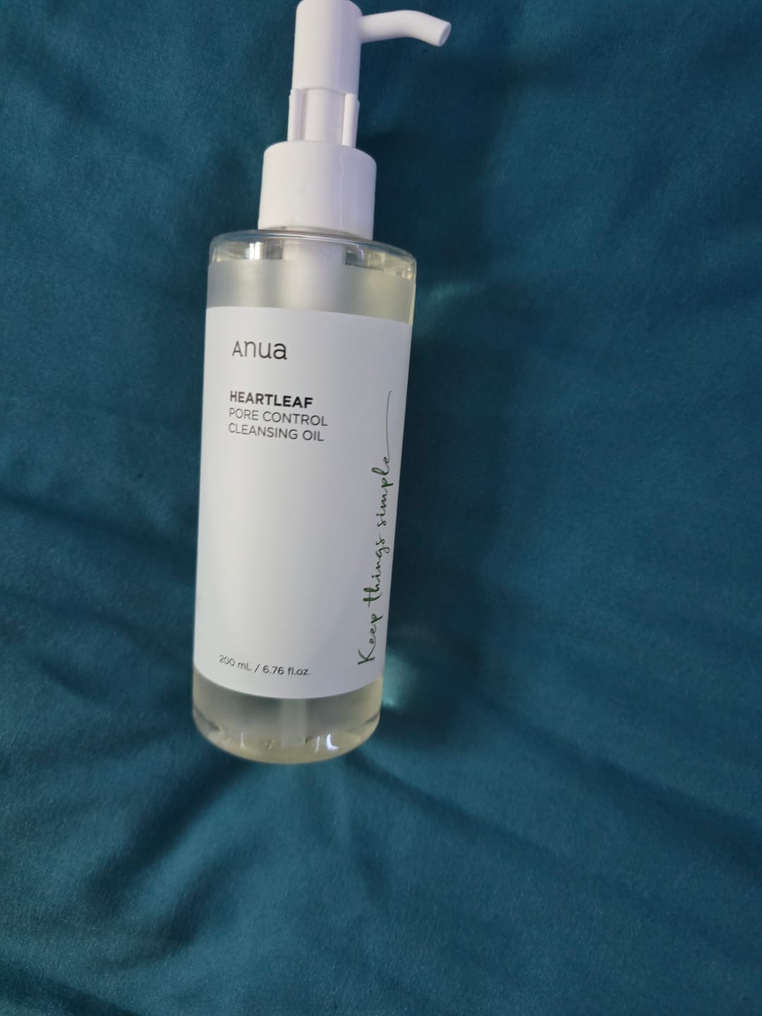 Customer photo review of [Anua] Heartleaf Pore Control Cleansing Oil 200ml