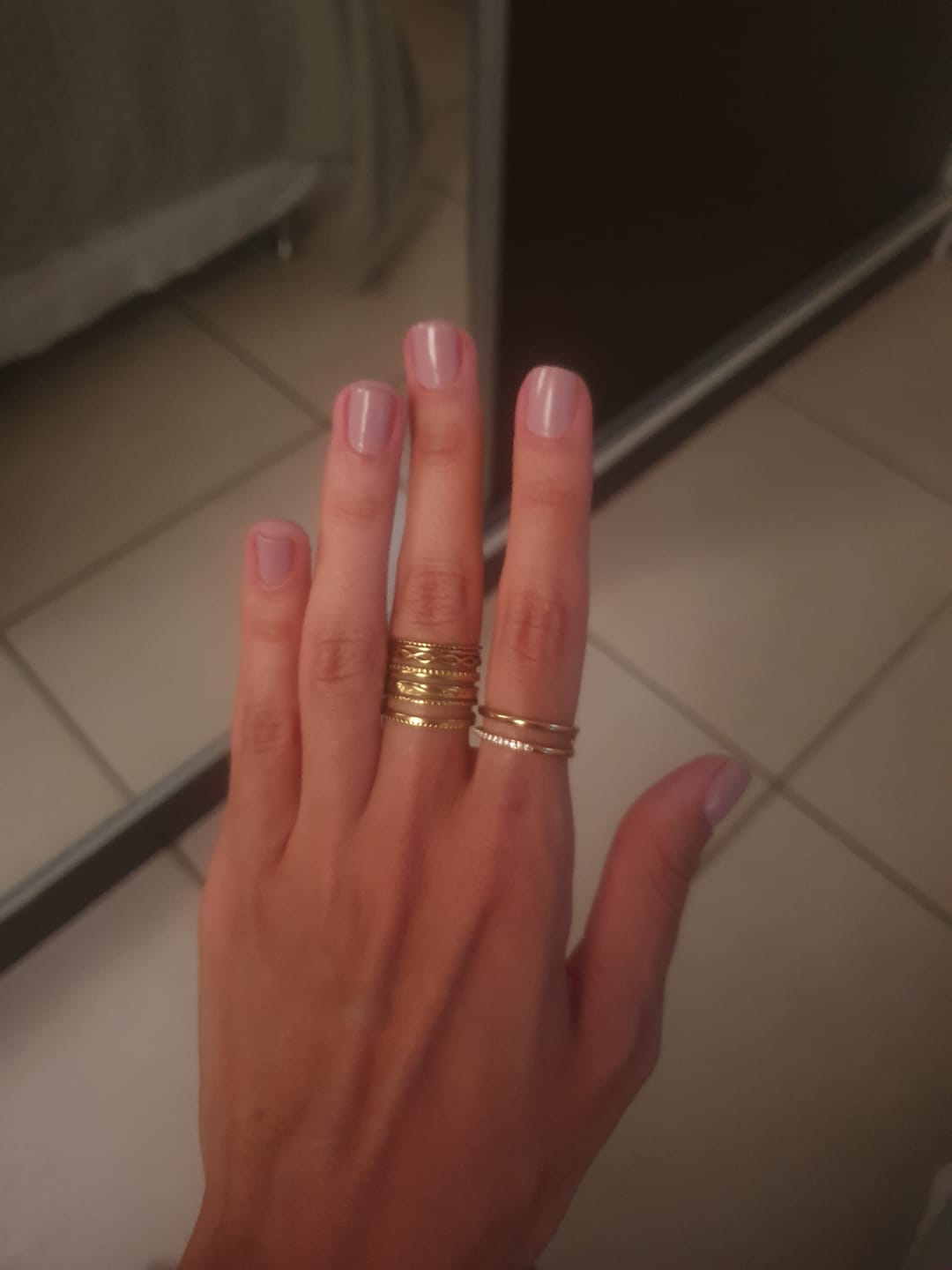 Customer photo review of Anel Royale Ajustável Banhado em Ouro 18k