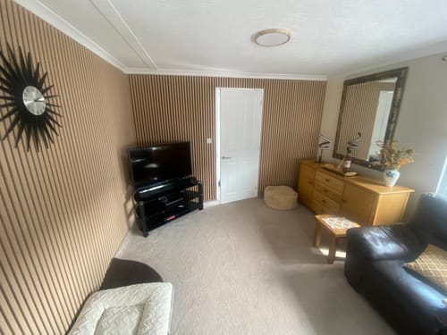 Customer photo review of Wooden Wall Panel | Natural Oak | Premium 3-sided Wood Veneer