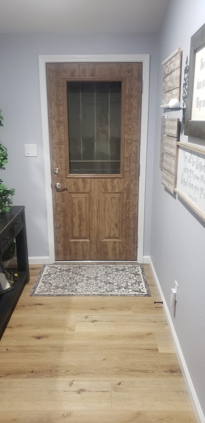 Customer photo review of Clear 1 Lite Glass and Frame Kit (Half Lite)
