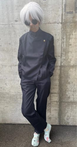 Customer photo review of Jujutsu Kaisen Satoru Gojo Jujutsu High Cosplay Costume Full Set