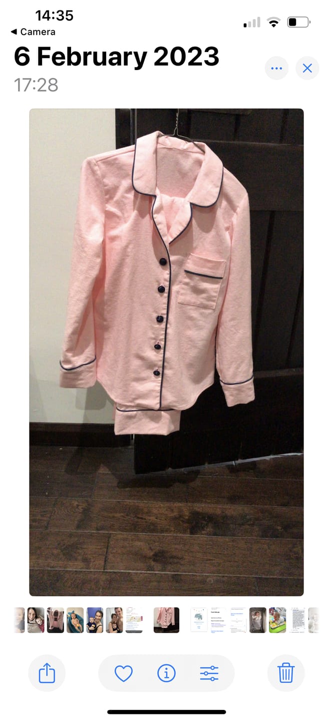 Customer photo review of Plain Brushed Cotton Fabric