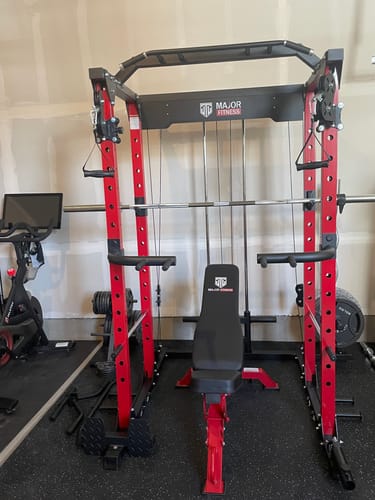 Customer photo review of Major Fitness PLM03 All-In-One Home Gym Power Rack