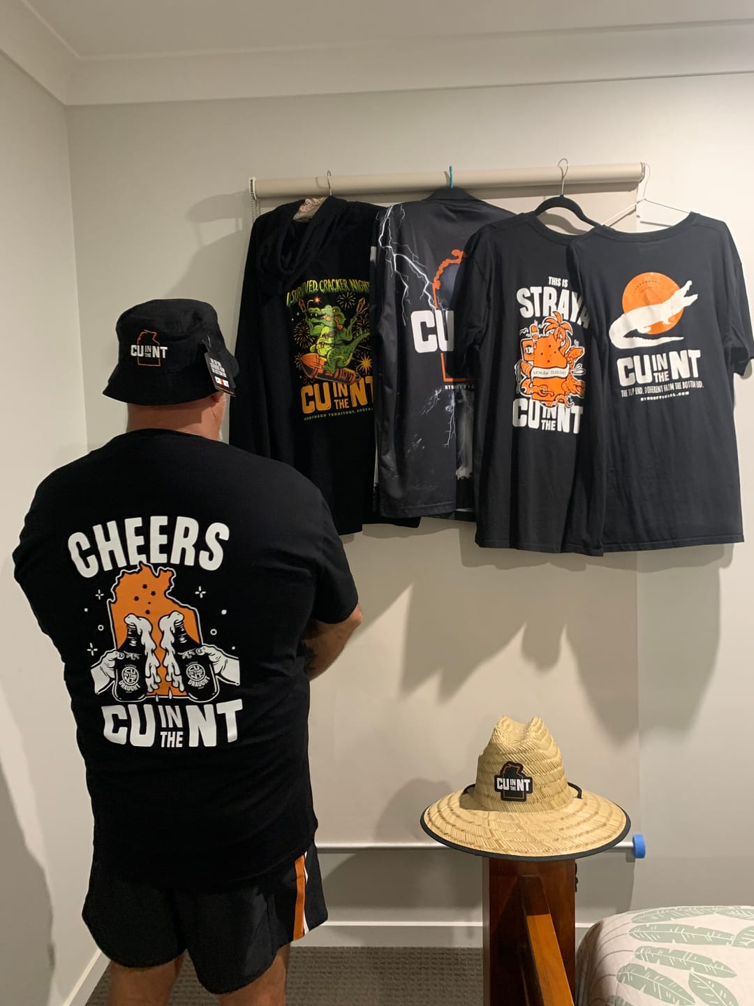 Customer photo review of NT Cheers Tee Black