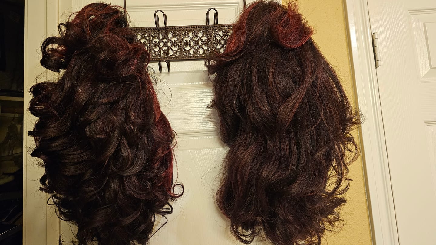 Customer photo review of Outre Perfect Hairline Synthetic HD Lace Wig - JULIANNE