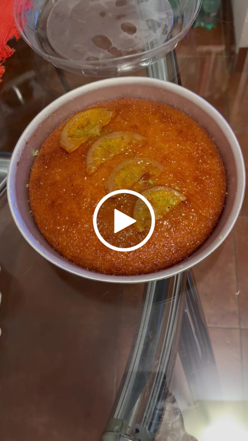Customer video review of Traditional Greek Portokalopita – Fresh Orange Syrup Cake – 1200g