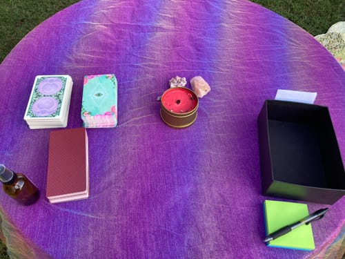 Customer photo review of Small Pink Amethyst Crystal Cluster