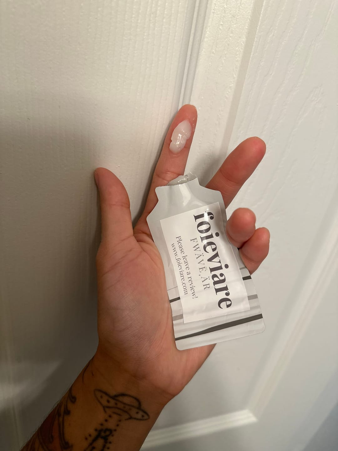 Customer photo review of FREE SAMPLE Whipped Wagyu Tallow and Honey Face / Body Butter