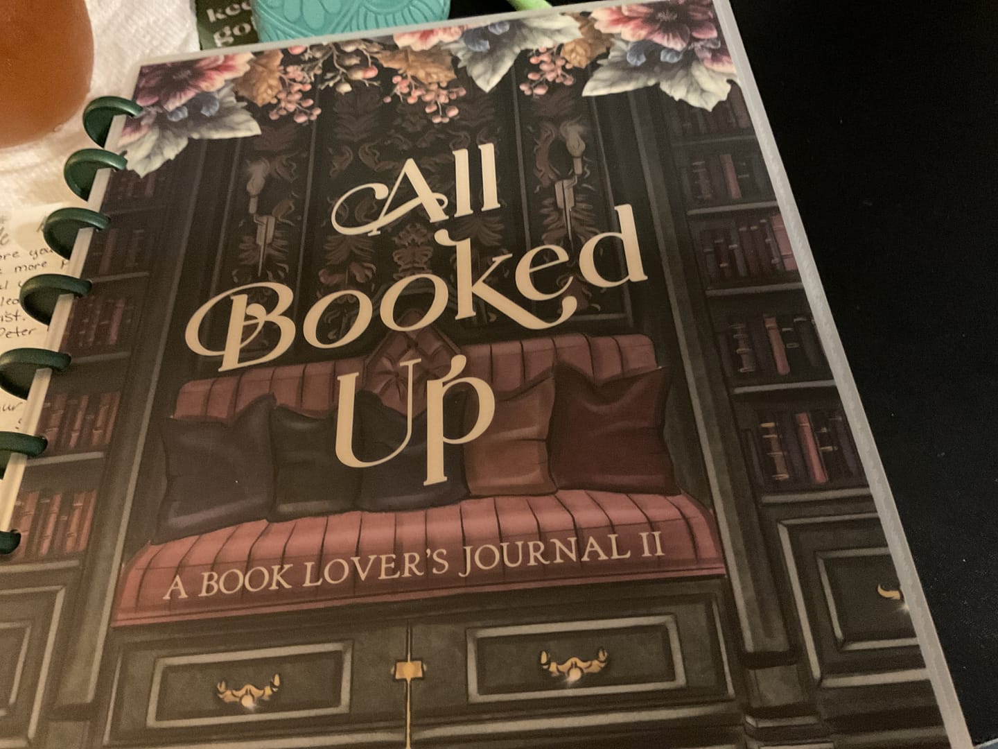 Customer photo review of Dark Academia All Booked Up Reading Journal