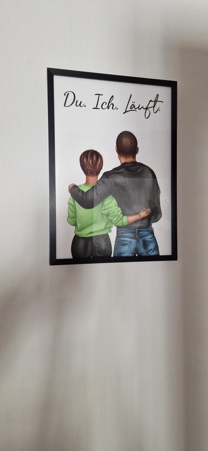 Customer photo review of Pärchen (Mann & Frau) - Personalisiertes Poster