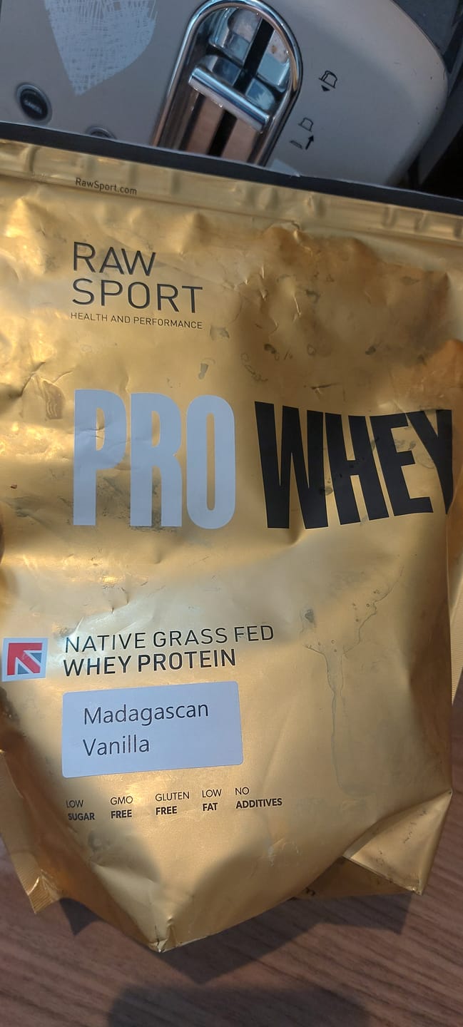 Customer photo review of Grass Fed Whey Protein Powder Pro
