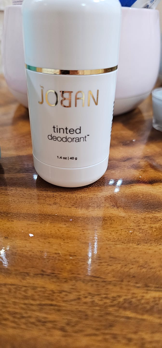 Customer photo review of Tinted Deodorant - Light Shade