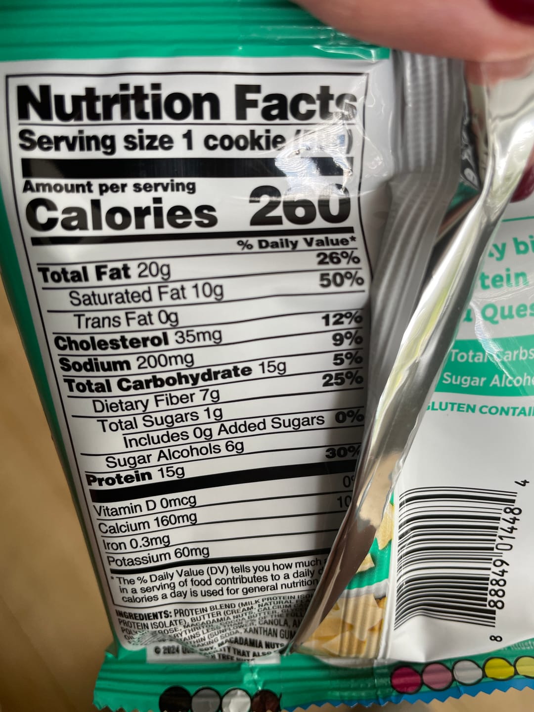 Customer photo review of Quest - Protein Cookies 58g