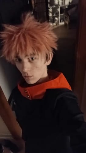 Customer photo review of Jujutsu Kaisen Yuji Itadori Jujutsu High Cosplay & Halloween Costume