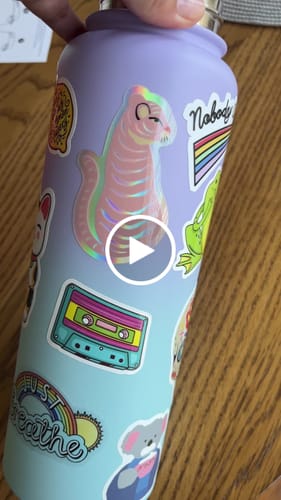 Customer video review of Nobody Cares Shooting Star Sticker