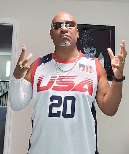 Customer photo review of USA Custom Basketball Jersey