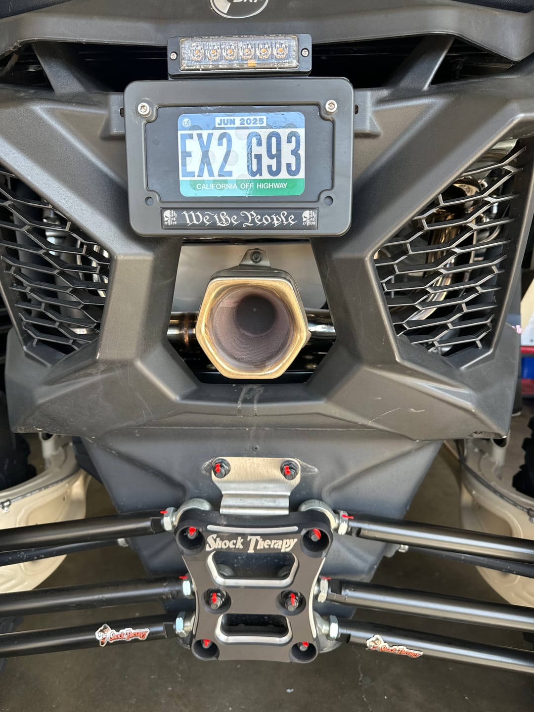 Customer photo review of RPM SxS X3 E-VALVE Slip On Exhaust Sport Muffler Can Am Maverick X3 Turbo R & RR 2017-2025