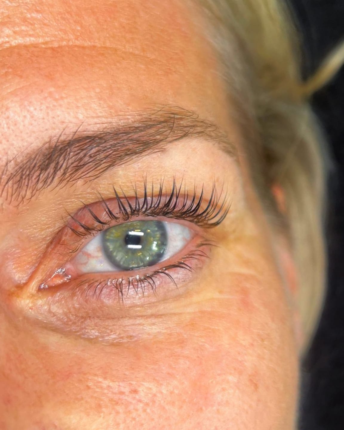 Customer photo review of DIY Lash Lifting Kit