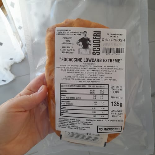 Customer photo review of Focaccine Low Carb Extreme