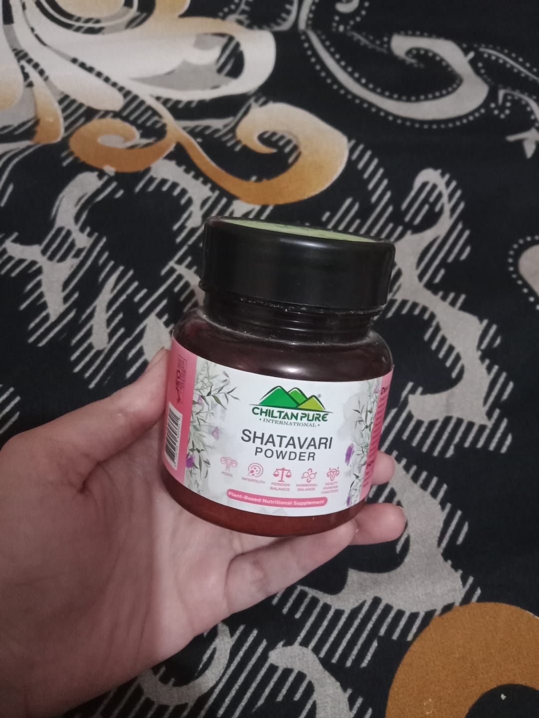 Customer photo review of Shatavari Powder - Healthy Ovarian Function, Treats PCOS, Enhance Fertility & Natural Breast Milk Production & Lactation Supplement