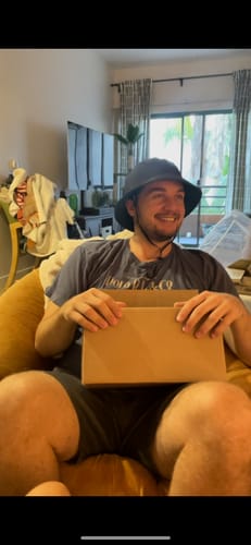 Customer photo review of Big Wicking Bucket Hat