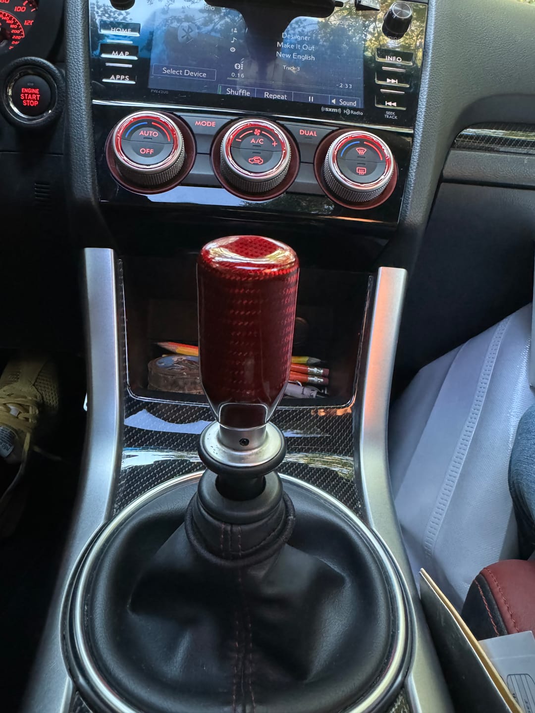 Customer photo review of Damaged Shift Knobs