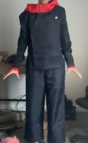 Customer photo review of Jujutsu Kaisen Yuji Itadori Jujutsu High Cosplay & Halloween Costume
