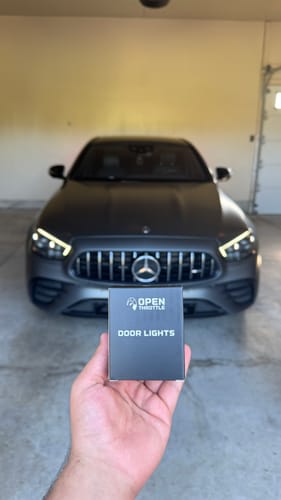 Customer photo review of MERCEDES DOOR LIGHTS