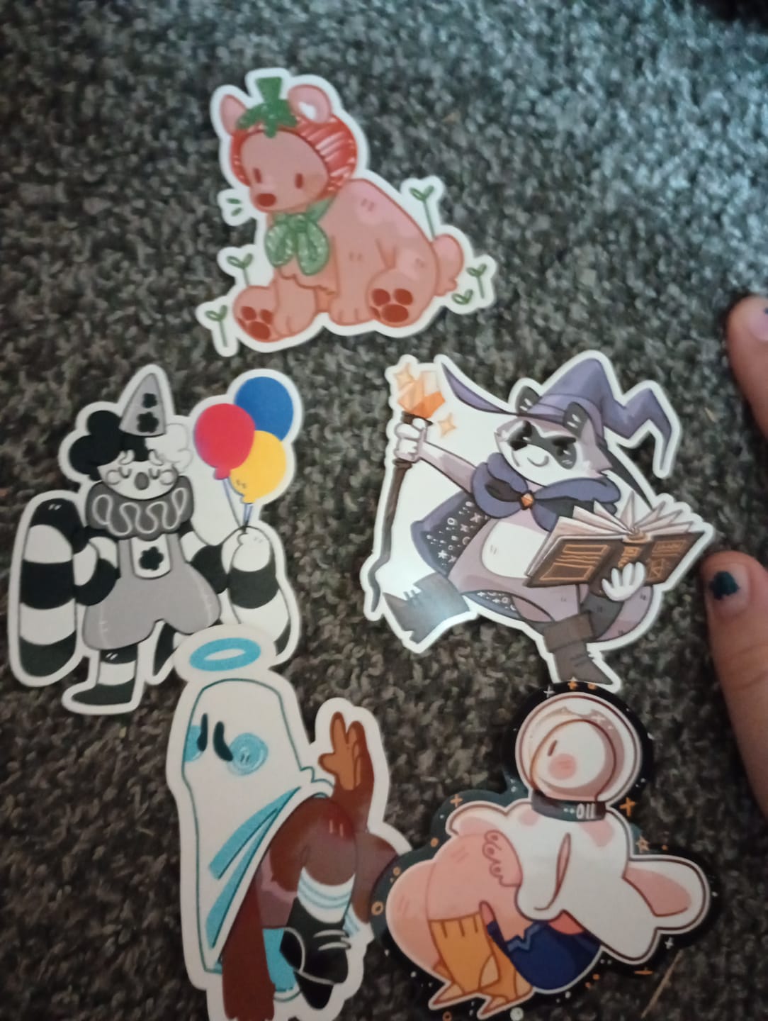 Customer photo review of Sticker Mystery Packs!