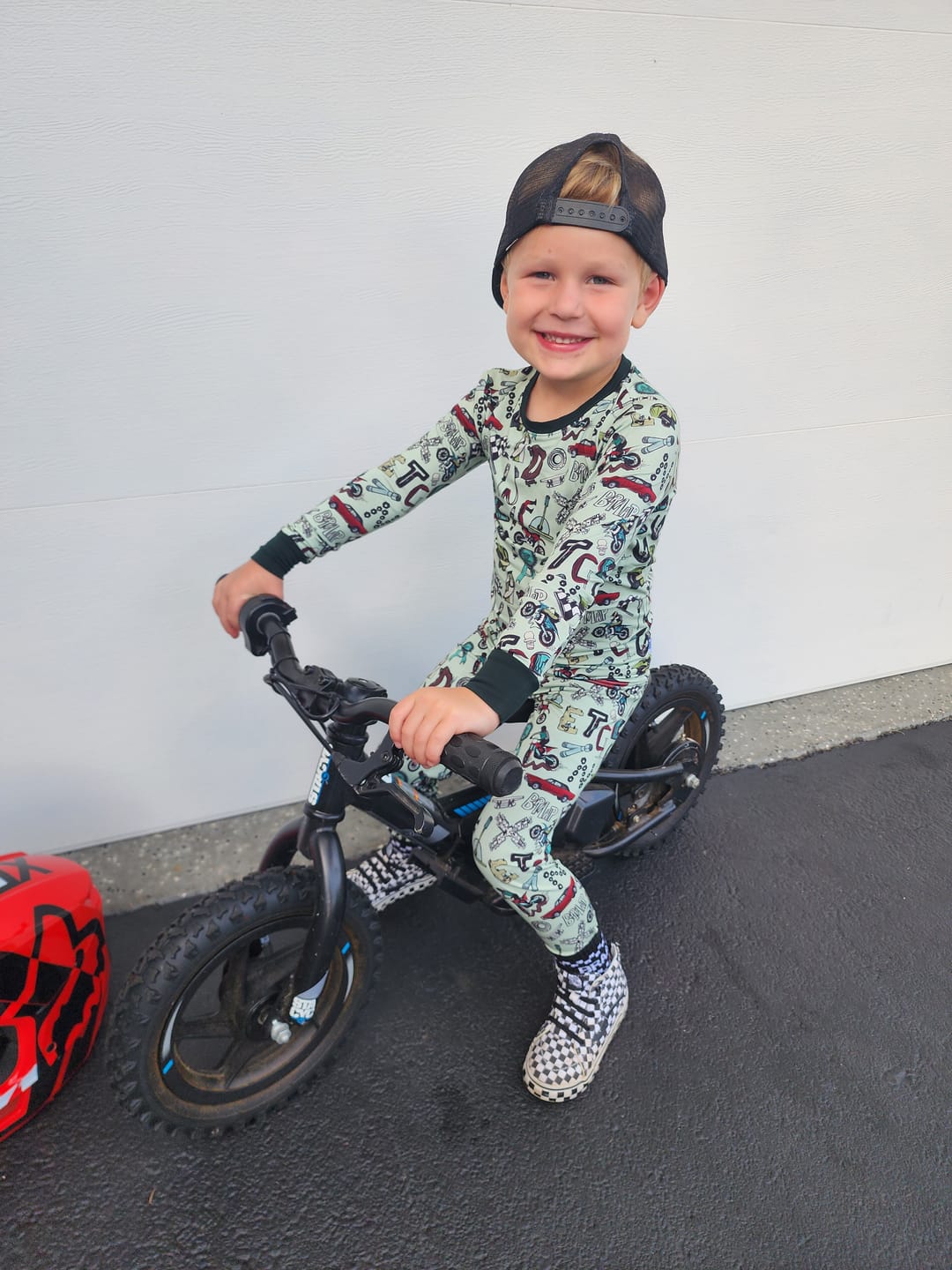 Customer photo review of B is for Braap 2 Piece Pajama Set