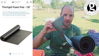 Customer photo review of Thinlight Foam Pad - 1/8"