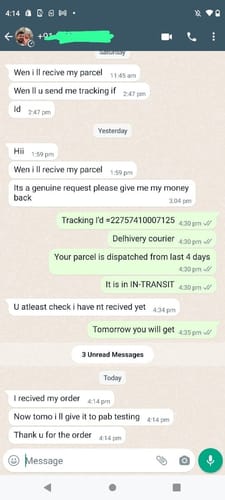 Customer photo review of Nepali Indrani Siddha Mala (Customizable)