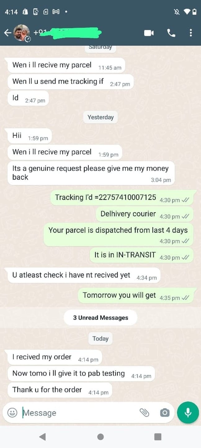 Customer photo review of Nepali Indrani Siddha Mala (Customizable)