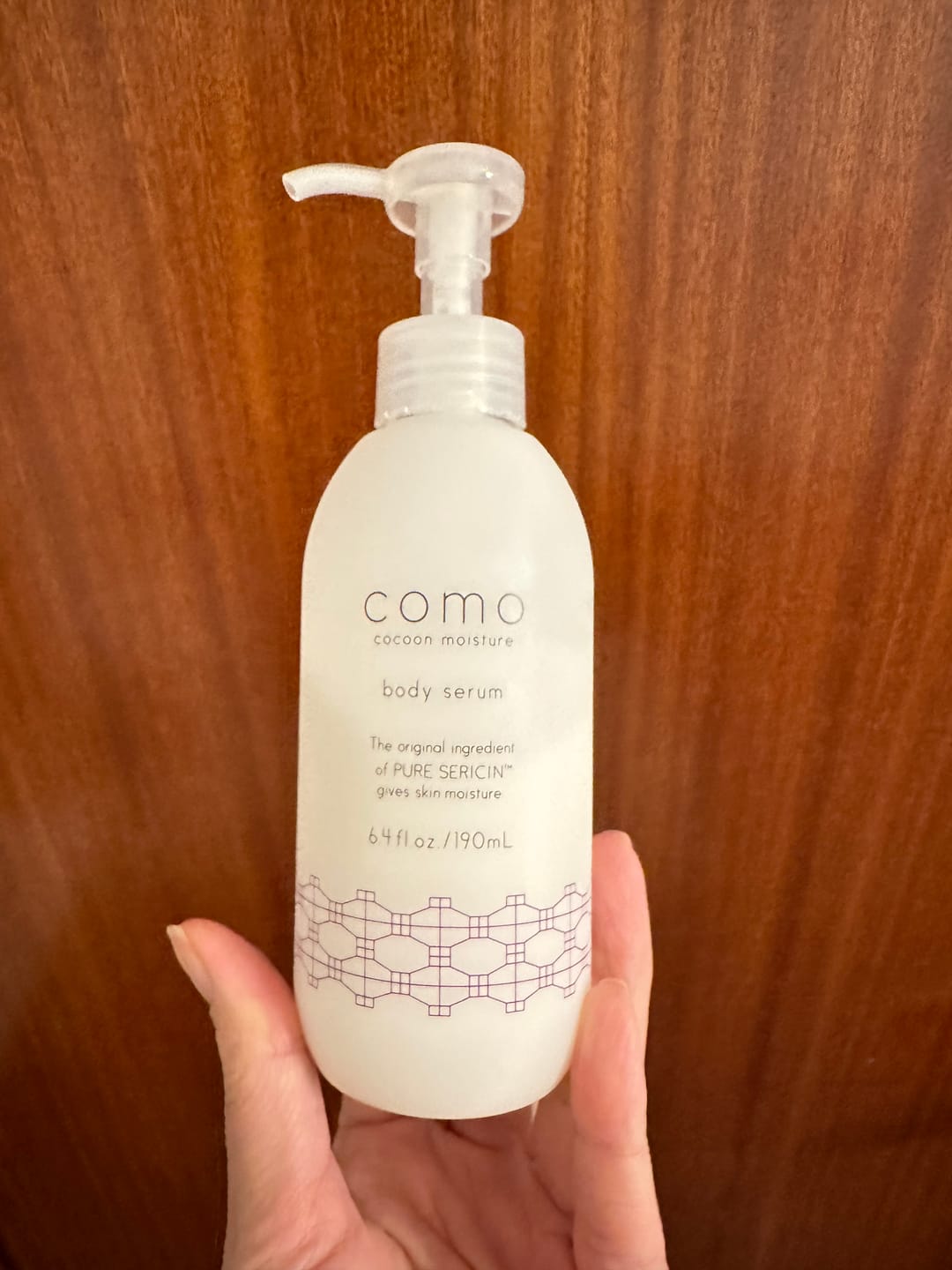 Customer photo review of COMOACE Body Serum/Lotion With Raw Silk Extract
