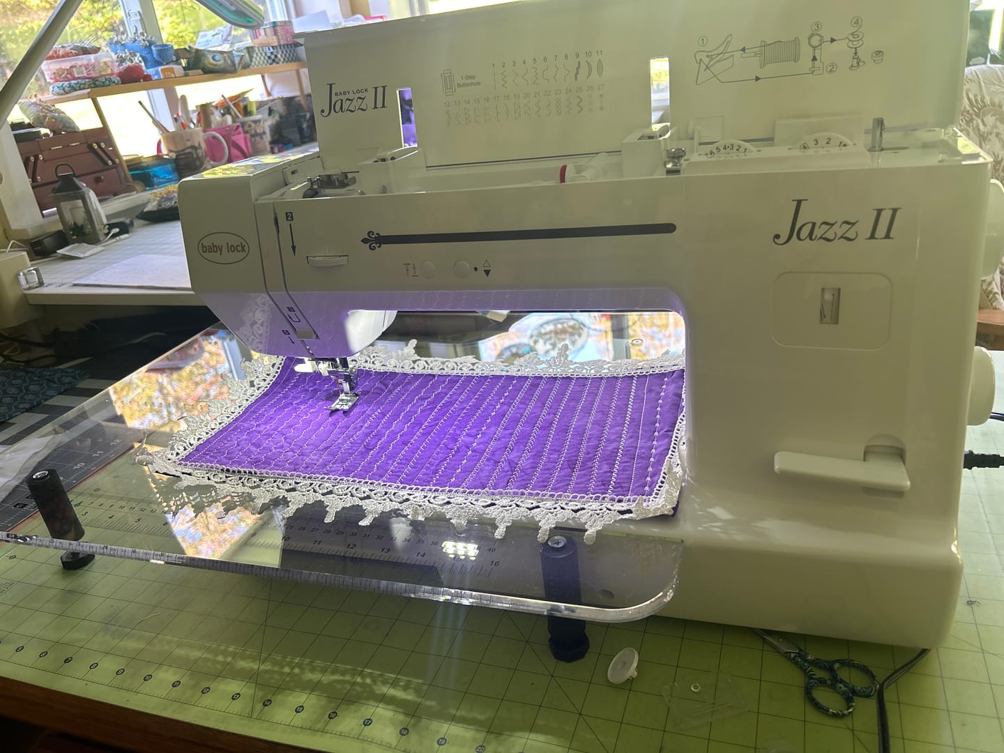Customer photo review of Baby Lock Jazz 2 Sewing & Quilting Machine