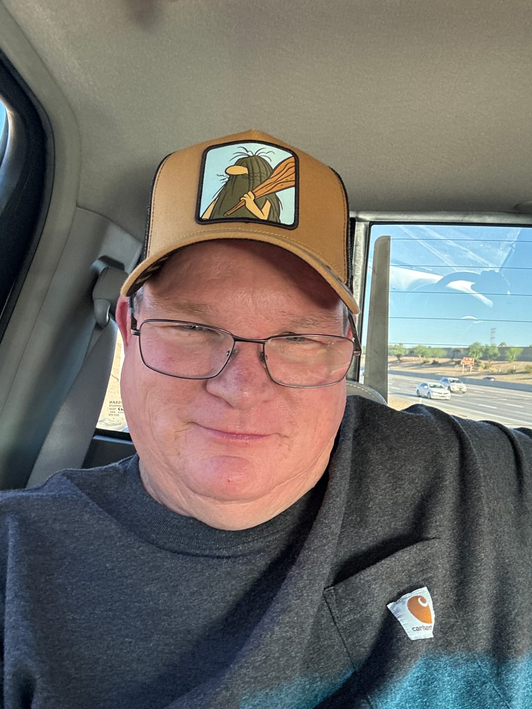 Customer photo review of OVERLORD X Hanna-Barbera: Captain Caveman Trucker Cap