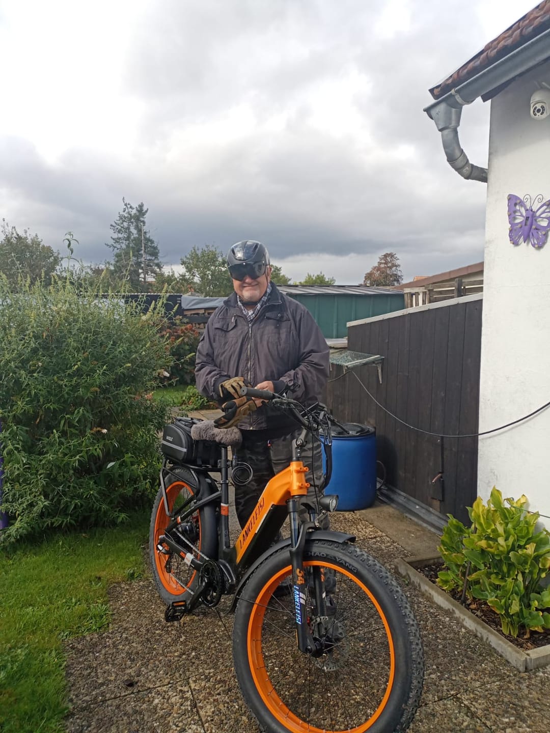 Customer photo review of Bike Accessories Combo