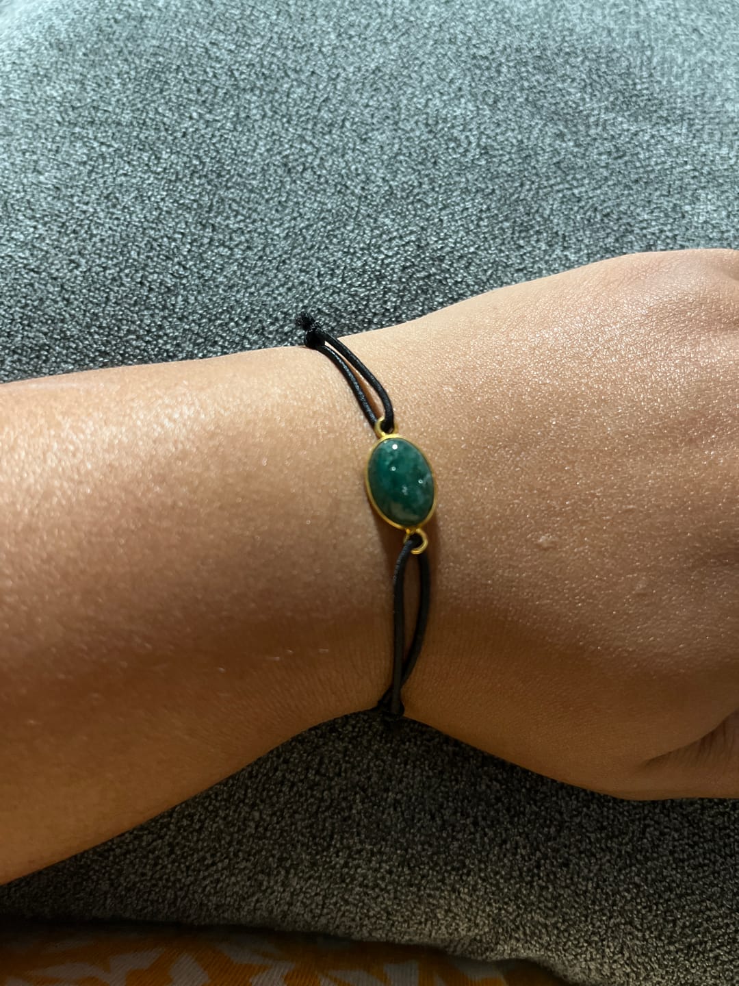 Customer photo review of Bijoux Aventurine "CHANCE ET ARGENT"