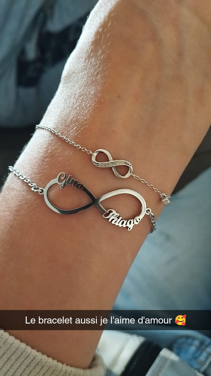 Customer photo review of Bracelet Infini Éternité