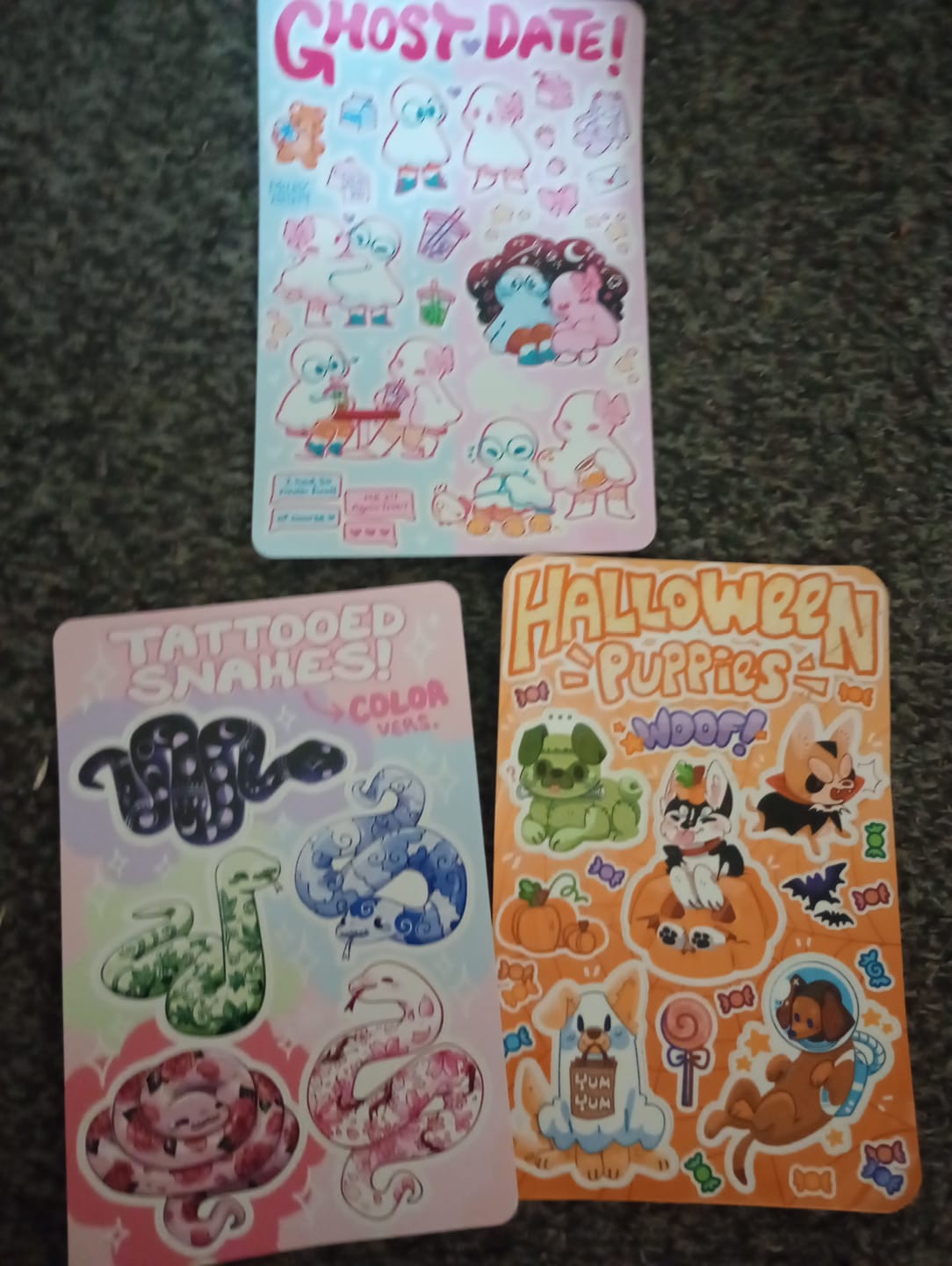 Customer photo review of Mystery Sticker Sheet Packs!