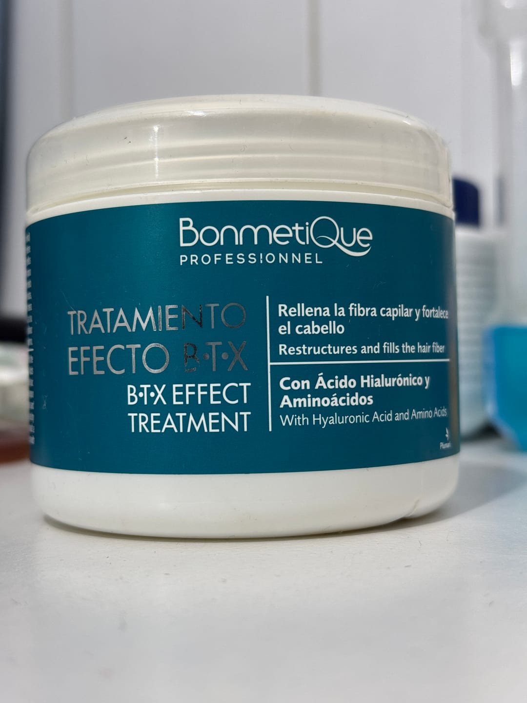 Customer photo review of Tratamiento Capilar Efecto Botox Ácido Hialurónico Bonmetique