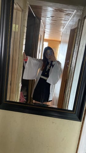 Customer photo review of Demon Slayer Mitsuri Kanroji Love Hashira Cosplay & Halloween Costume