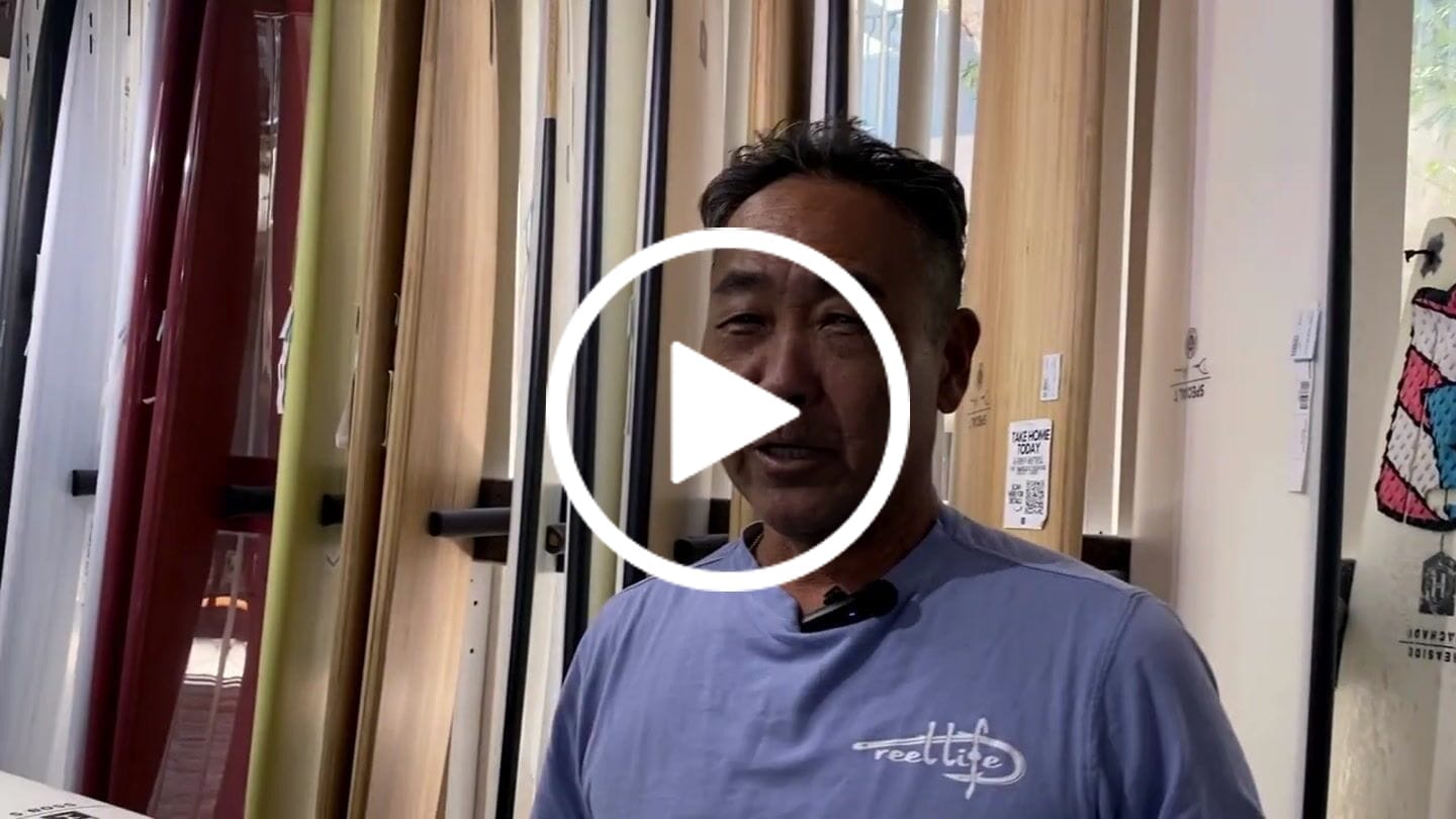 Customer video review of Harley Ingleby MID 6 Five Fin (6'4-7'10) Thunderbolt Red FCS II